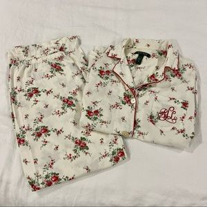 Ralph Lauren Floral Pajama Set